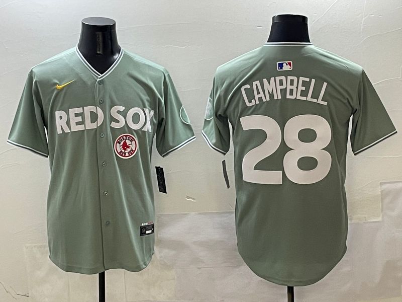 Men Boston Red Sox #28 Campbell Green Joint Name Nike 2025 MLB Jersey style 4257->boston red sox->MLB Jersey